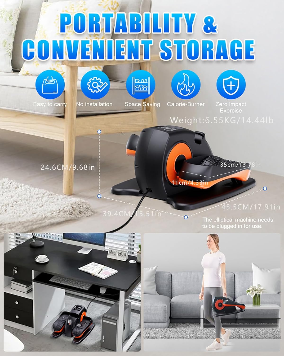 Under Desk Elliptical Machine