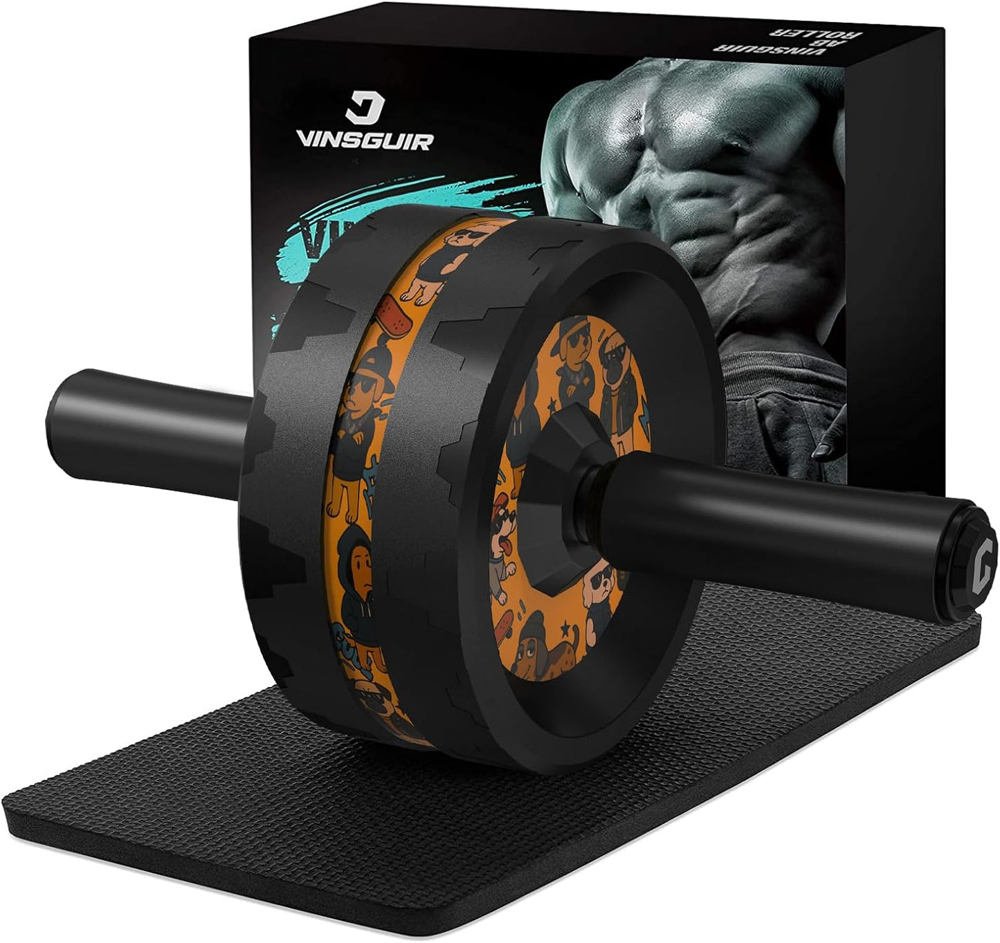 VINSGUIR Ab Roller Wheel