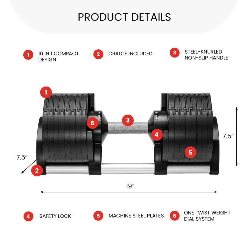 Multifunctional adjustable dumbbell(Single)